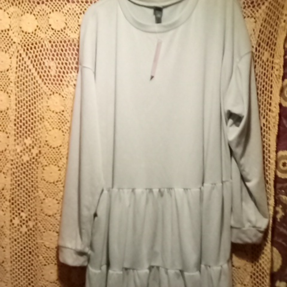 Wild fable XXL pale blue nwt tiered dress / tunic